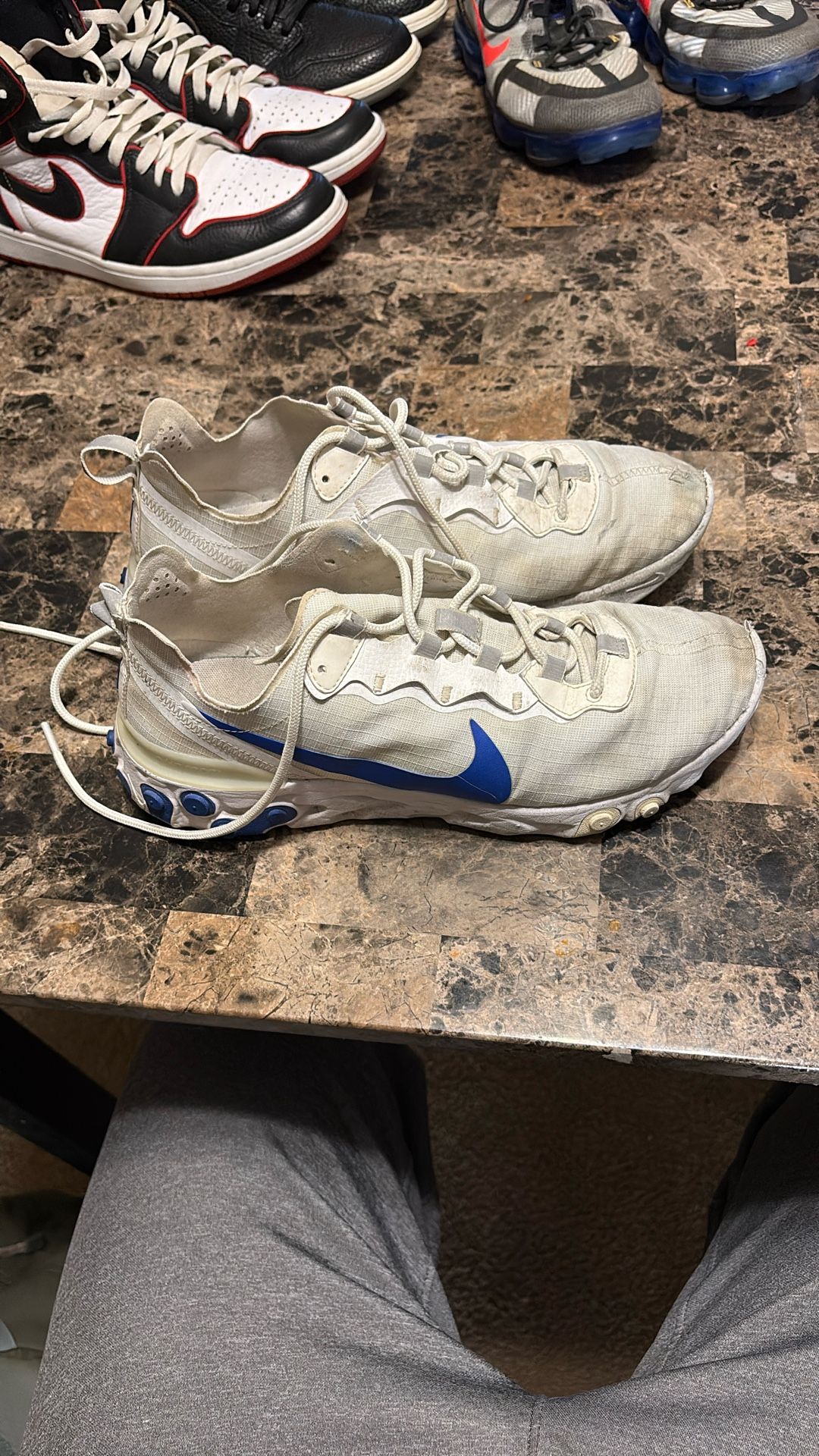 Nike React White Game Royal 