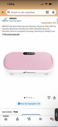 MERACH Vibration Plate Exercise Machine – $100 - Pickup ONLY - SW Summerlin