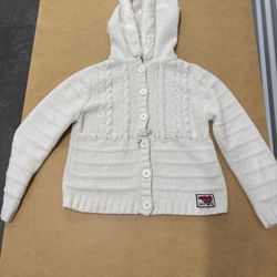 Mudd Girls White Sweater Size Small
