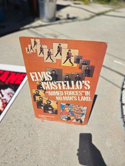 Elvis Costello 70s promo standee