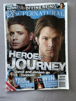 Supernatural magazine HEROES' JOURNEY Jared and Jensen Sam and Dean Winchesters
