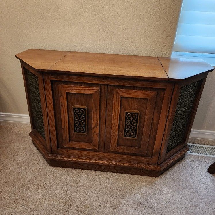 Coronado Am/FM Stereo Console Mid Century Mediterranean Style