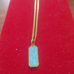 Jaxxon Torqoiuse Chain Necklace