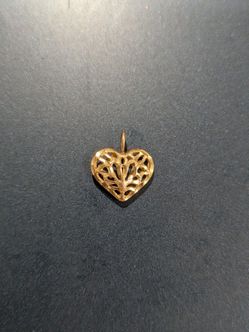 Heart pendant 10kt