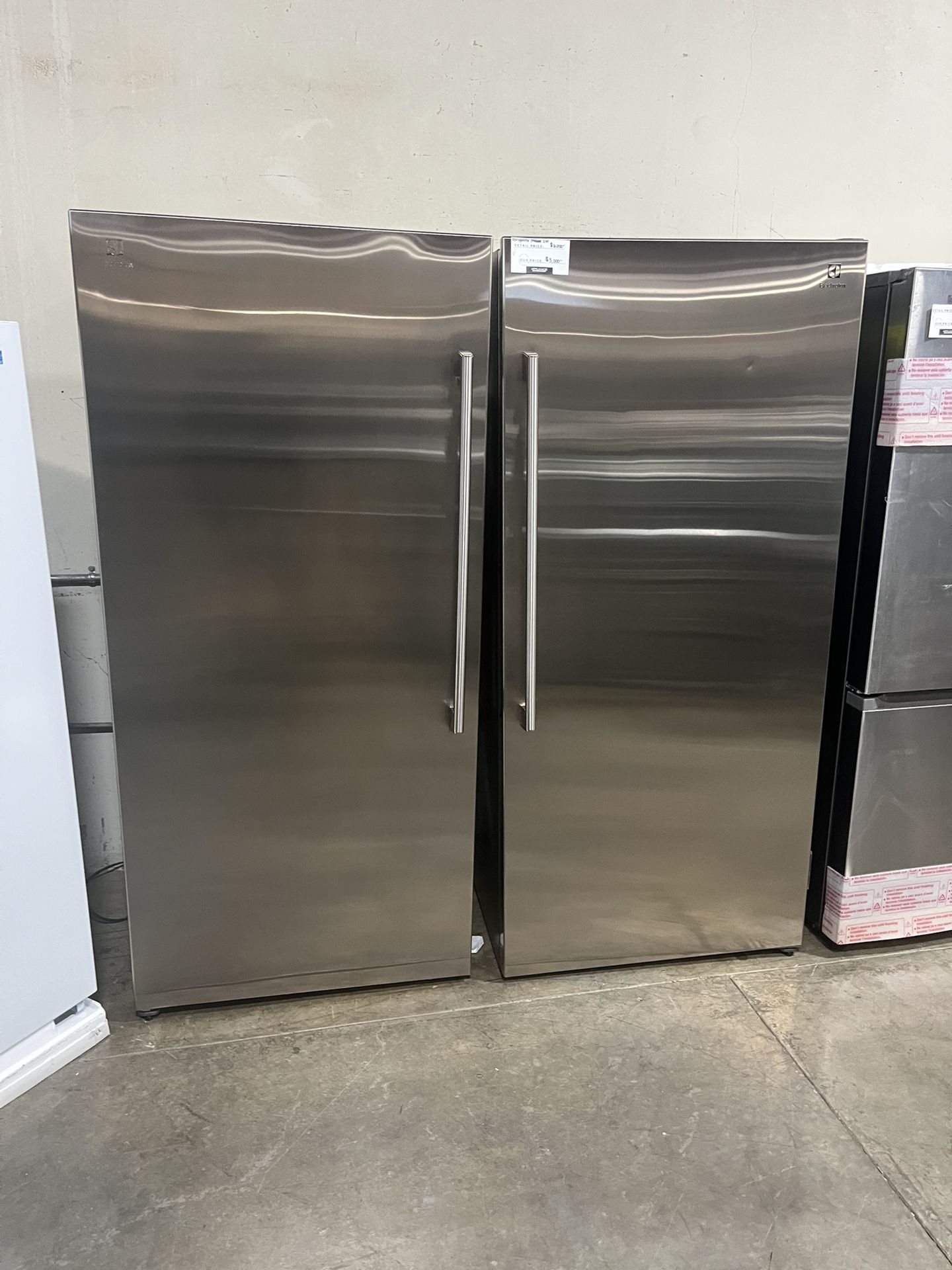 ELECTROLUX REFRIGERATOR AND FREEZER UNITS 