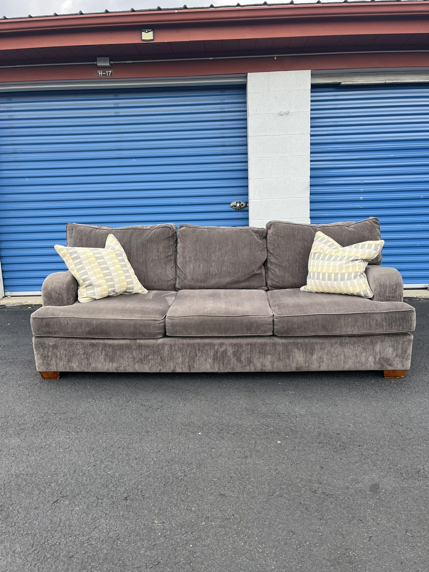 Cozy Grey Sofa - Free Delivery