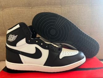 Size 13 Nike Air Jordan 1 Retro '85 OG High Black White BQ4422-001