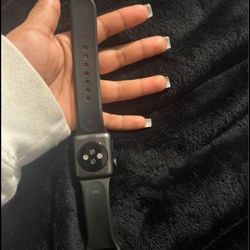 ! OBO!! Apple Watch Series 3 (GPS) 38mm / 42mm Space Gray Aluminum Case with Black Sport Band