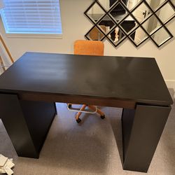 Tall desk with chair