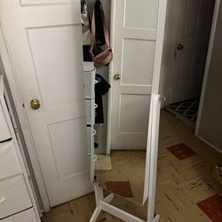 Full-Length Mirror Jewelry Cabinet