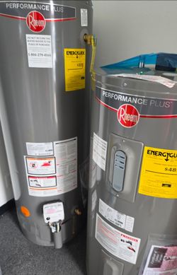 New Water Heater Rheem Performance Plus