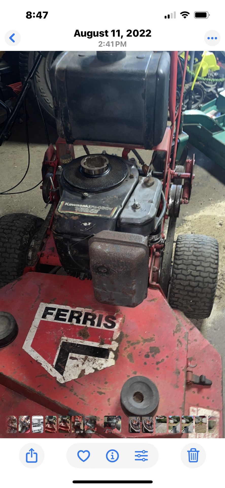 36 Ferris walk behind the machine