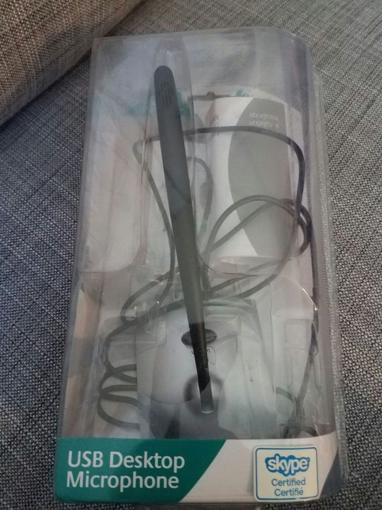 Logitec usb desktop microphone