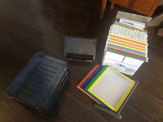 Office Supplies Desk Reference Basket File Folders