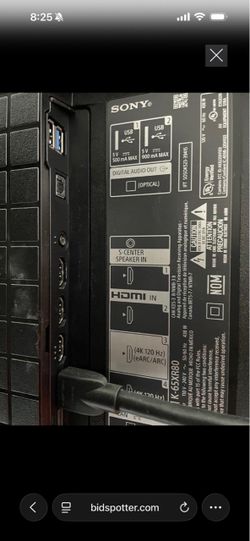 65” Sony Bravia Mdl. K-65XR80 4K OLED TV