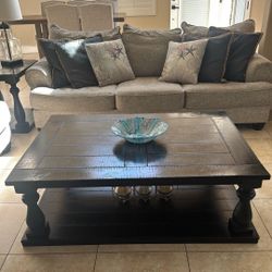Coffee Table X-Large And End Table 