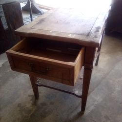 Antique Italian Made Night Stand With One Drawer $400