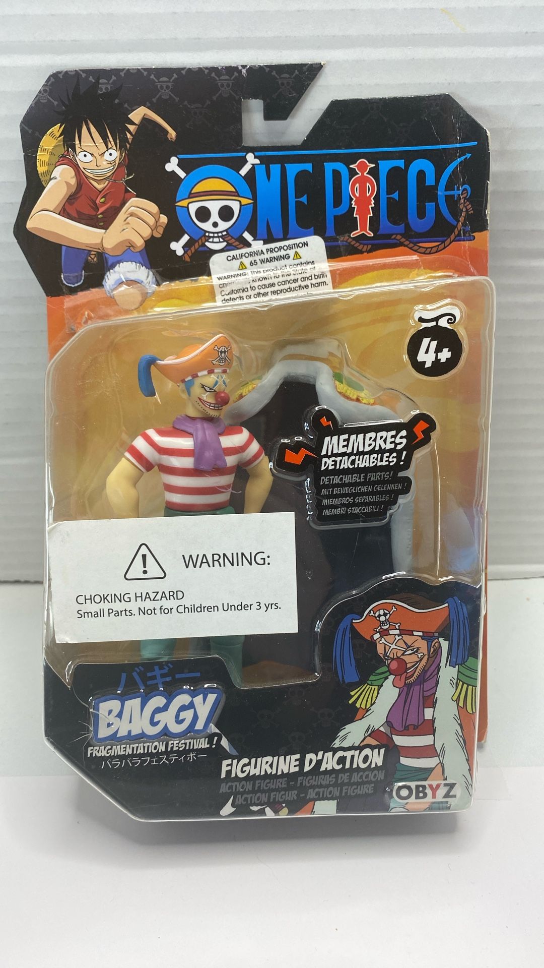 Onepiece Buggy Action Figure By Obyz