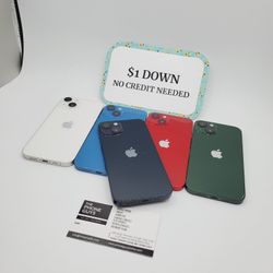 Apple iPhone 13 Mini Unlocked - 90 DAY WARRANTY - $1 DOWN - NO CREDIT NEEDED 