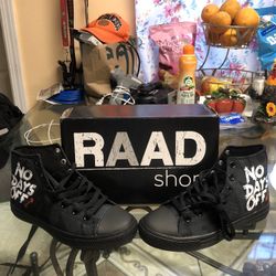 Raad Shop, Converse, Black, 7.5