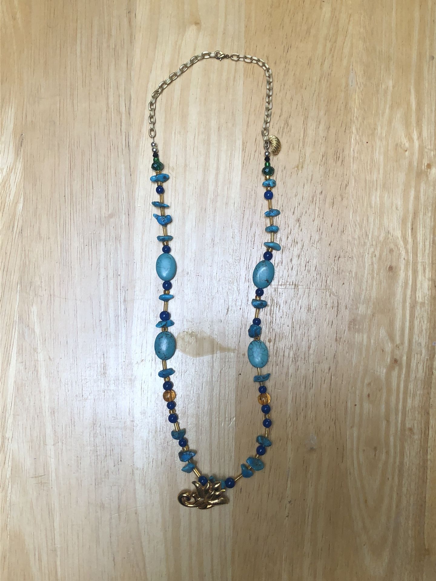 Turquoise And Lapis Necklace
