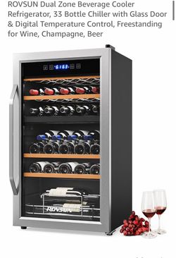 Wine and beverage refrigerator