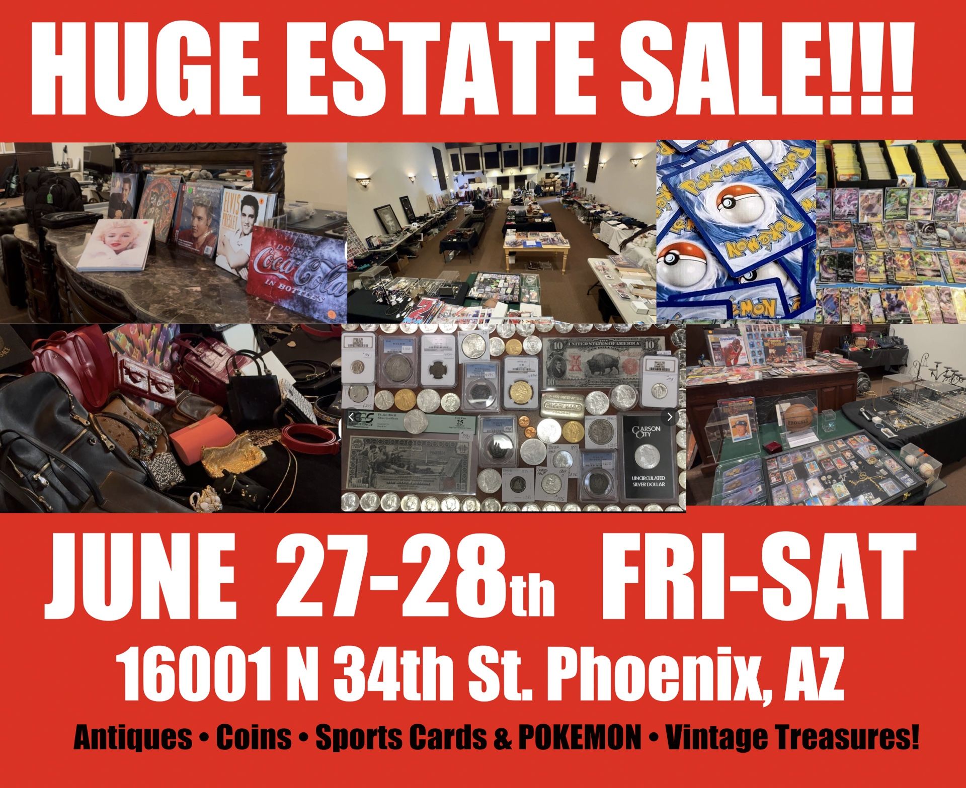Huge Estate Sale - Giant Collection Of Pokémon And Sportscards And Vintage Treasures!!!