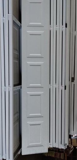 Metal garage door