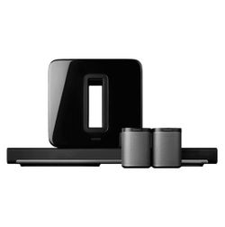 Sonos 5.1 Wireless Surround Sound (Complete) - with rear left and right speaker stands