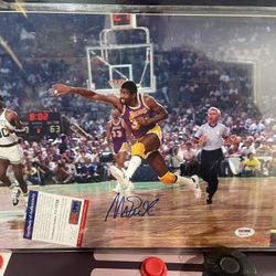 Magic Johnson Autograph 11/14 Photo