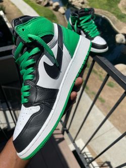 Lucky Green Retro OG Jordan 1s  Size 7Y