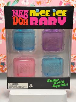 NeeDoh Nice Ice Baby Squish Toy 4-Pack