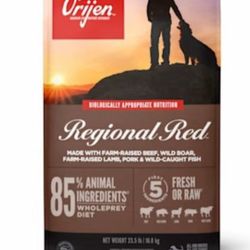 Orijen Regional Red 23.5 Lb Bag Dog Food