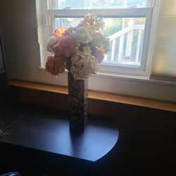 Vase With Artificial Flowers 