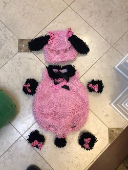 18m - 2T pink poodle costume