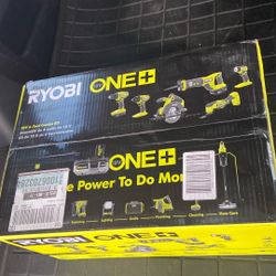 Ryobi  18v  6 tool combo kit