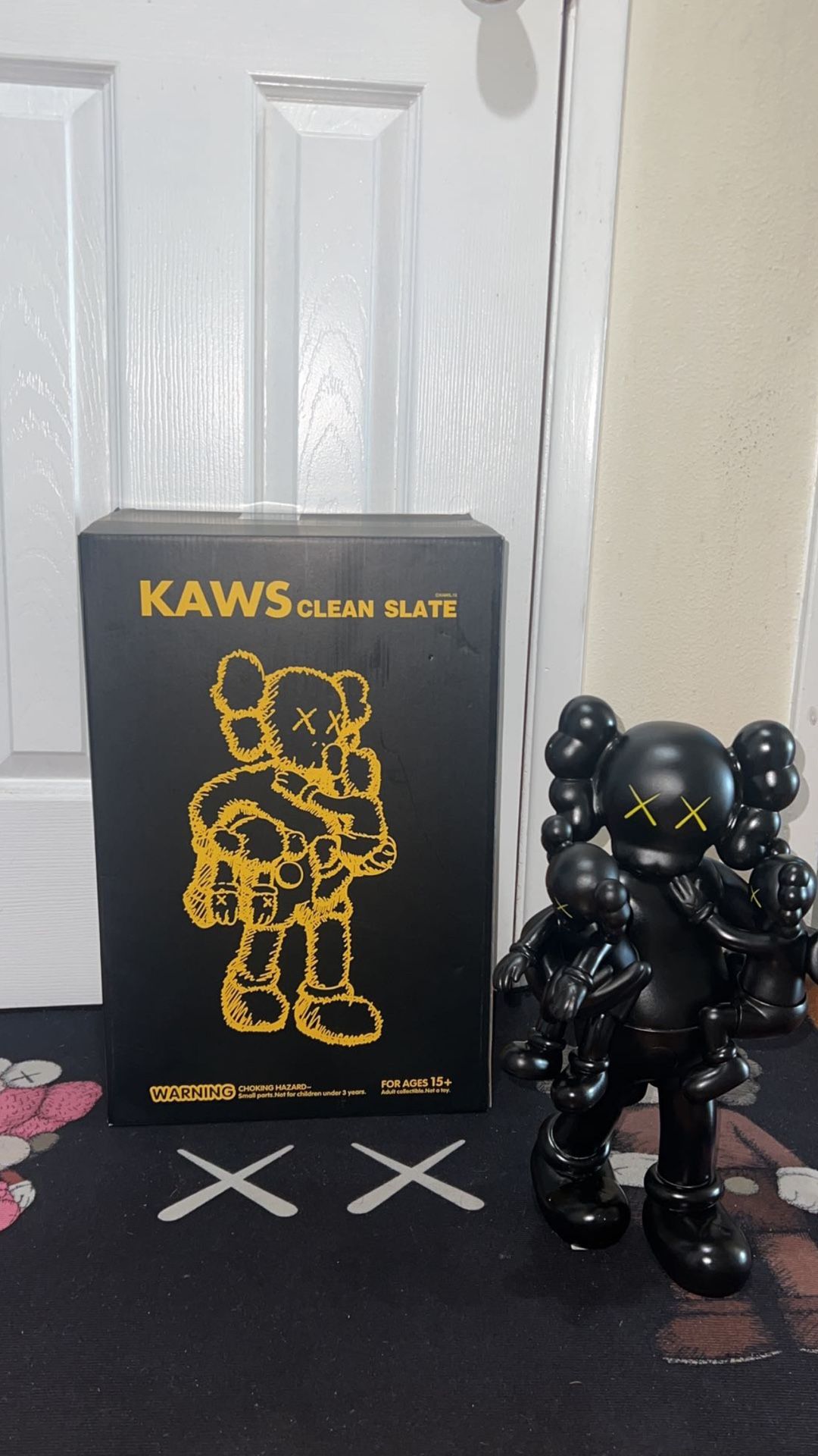 KAWS CLEAN SLATE ブラックフィギュア Kaws Clean Slate Vinyl Figure