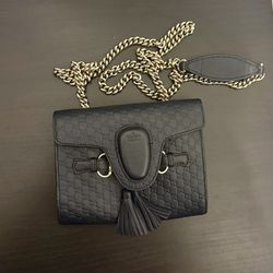 Gucci Purse With Gold Chain 