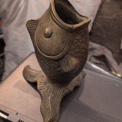 Bronze Koi Fish Vase