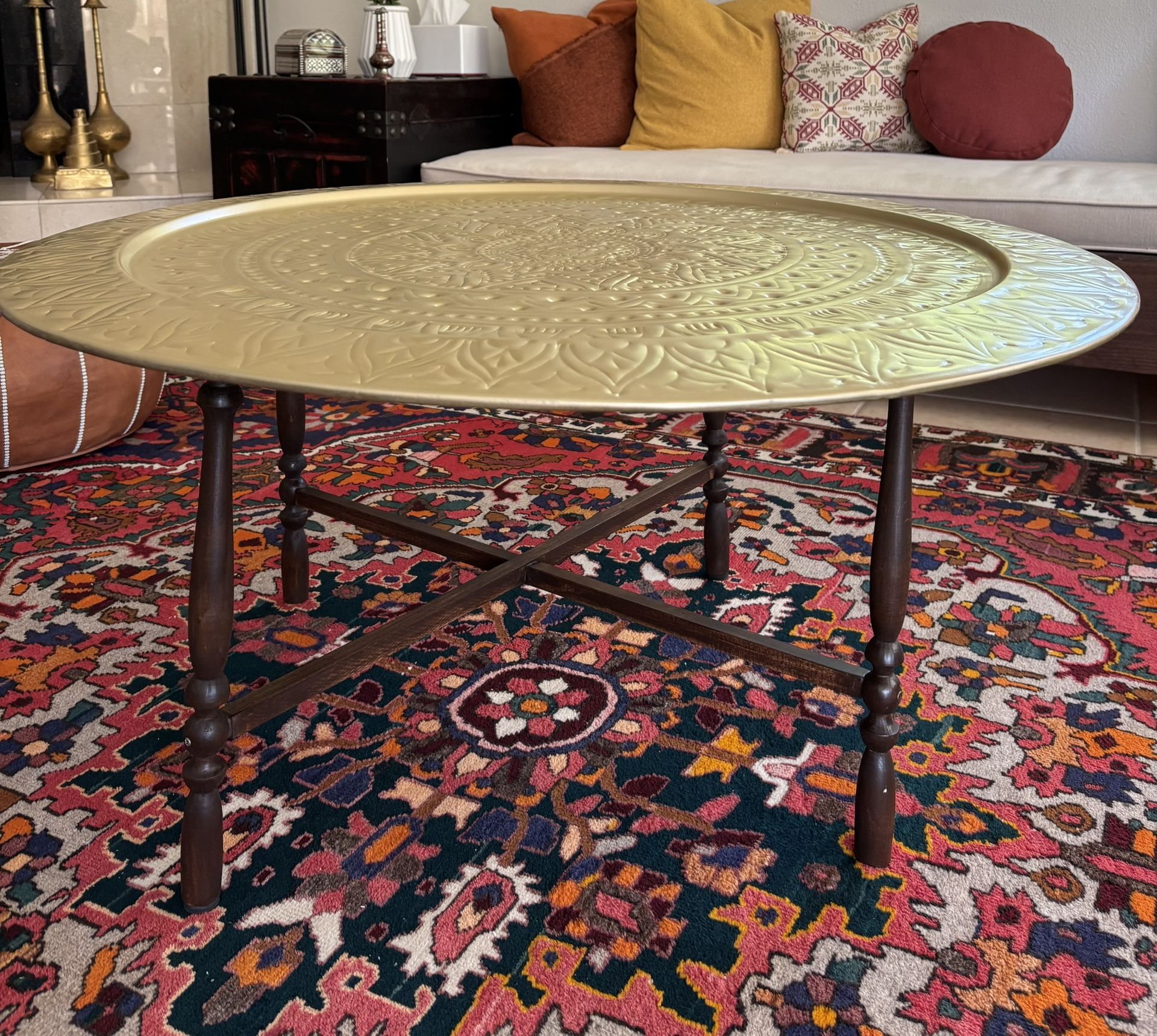 Gold Tray Coffee Table