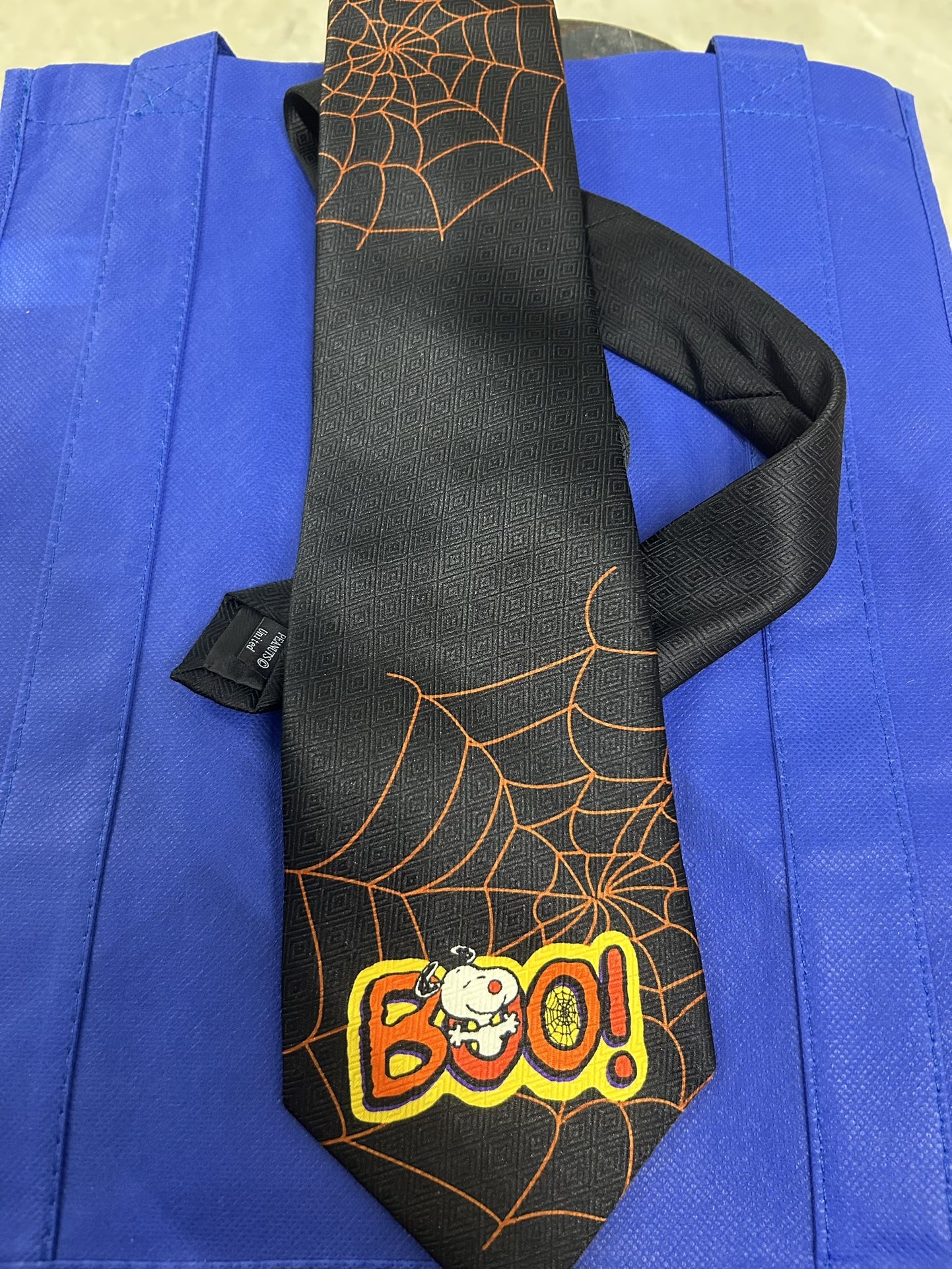 SNOOPY HALLOWEEN Neck Tie - BOO!