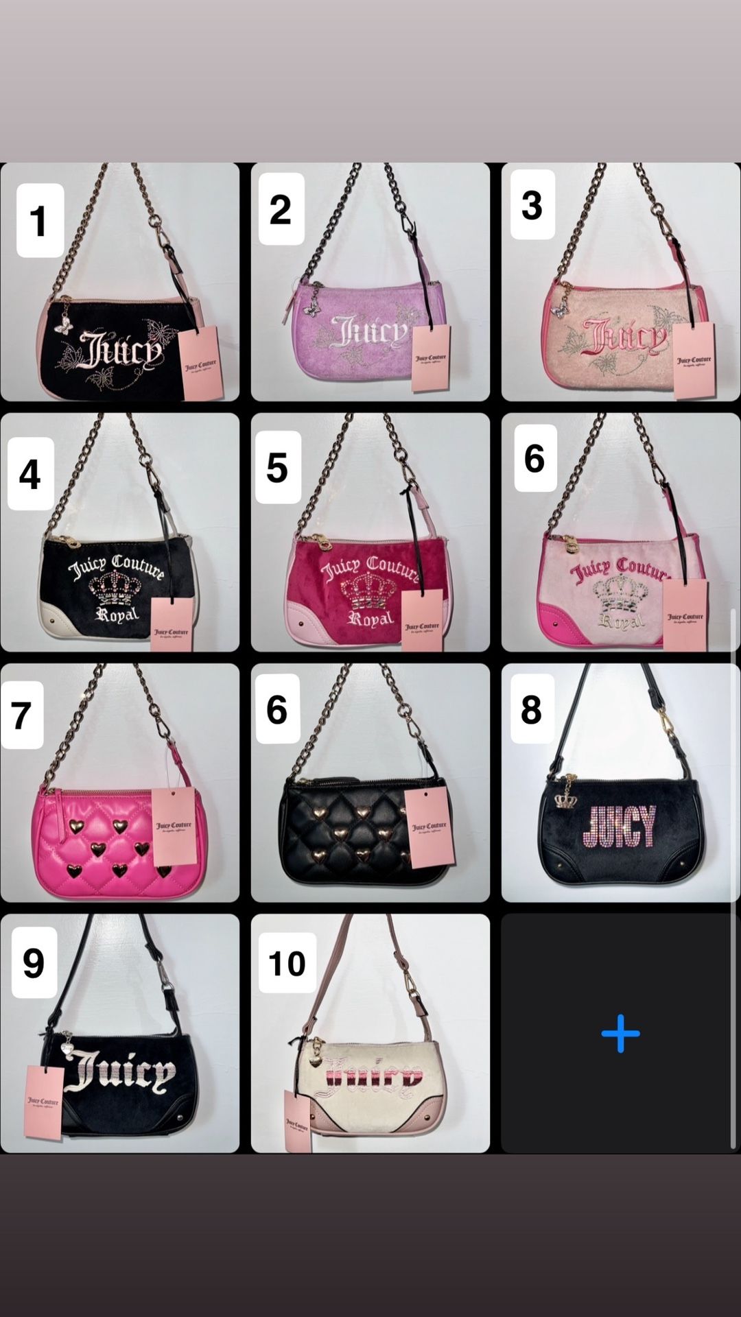 Juicy Couture Mini Wristlet Purses!! (read below plz)