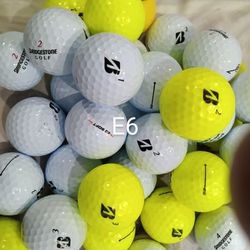 25 Used Bridgestone E6 Balls In Excellent Condition 