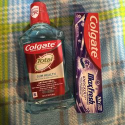 Colgate Toothpaste And Mouthwash