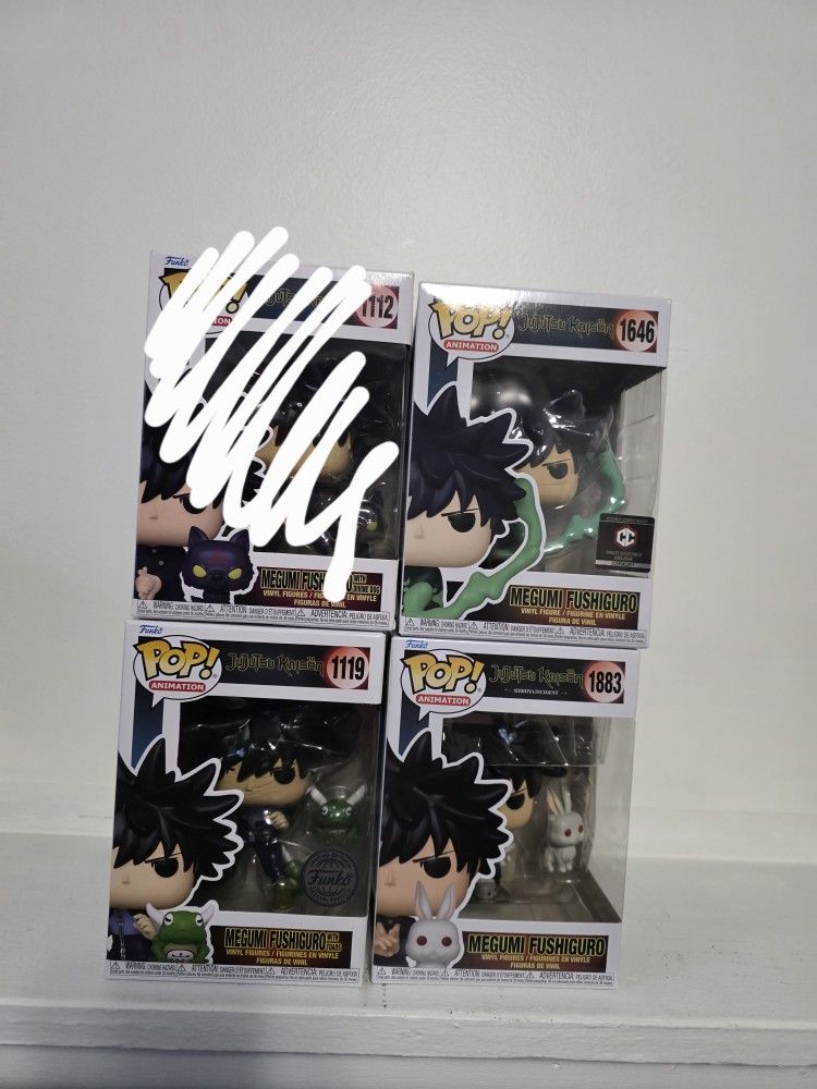 Jujutsu Kaisen Funko Pops (Fushiguro)
