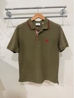 Burberry Military (Olive) Green Polo  Size Small Pre Owned Great Condition