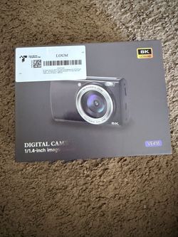 8K Digital Camera for Photography, 2026 Latest WiFi 88MP Vlogging Camera for YouTube with Dual Lens, Touch Screen, Autofocus Anti-Shake, 16X Zoom, Com