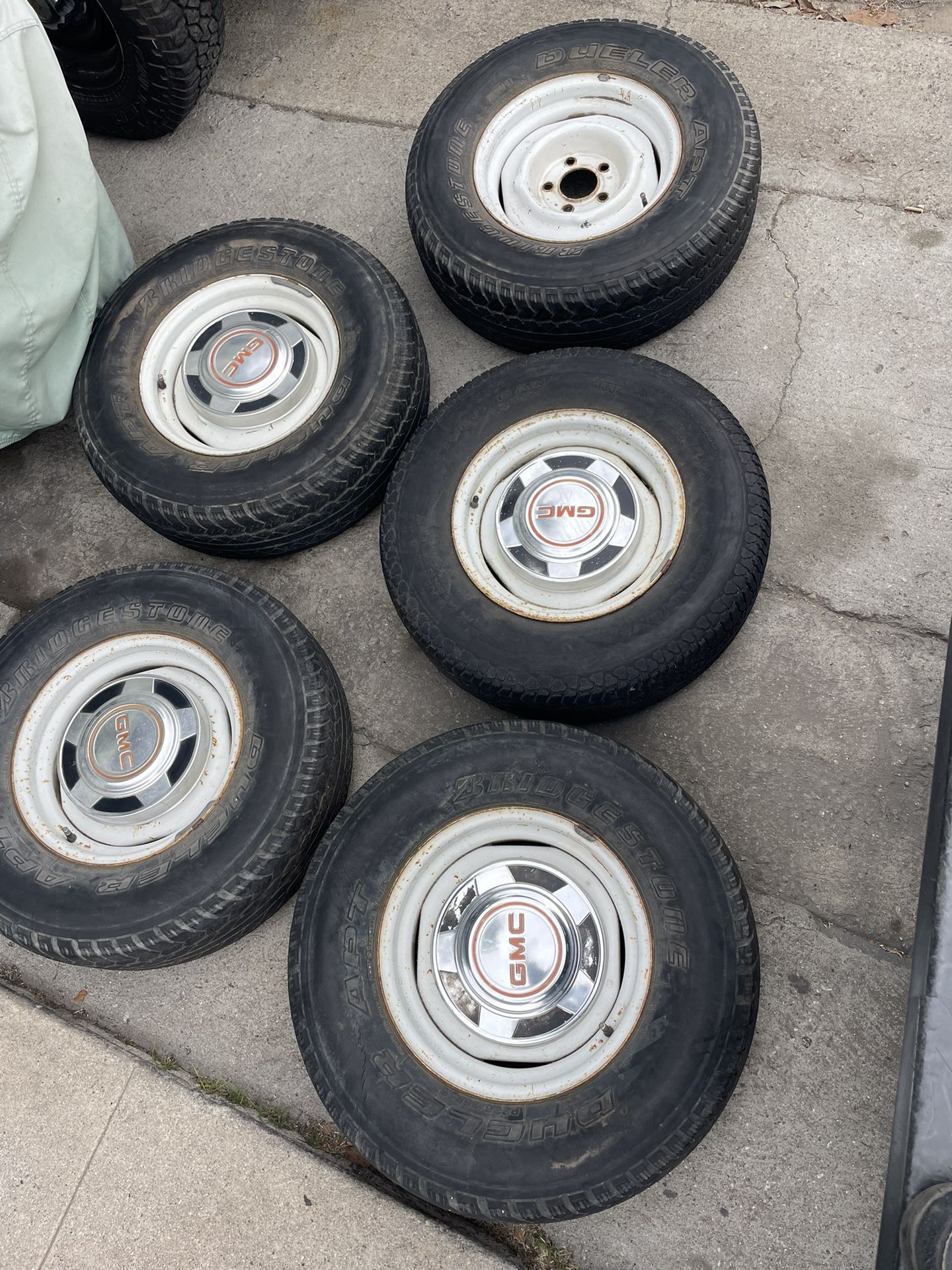 15 Inch Steelies Rims C10 C20 K5 Silverado Cheyenne Suburban Wheels for ...