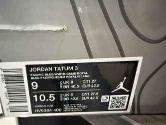 NIB Jordan Tatum 3 - Blueprint - Size 9