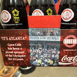 1996 Atlanta Olympic Coke Bottle Set